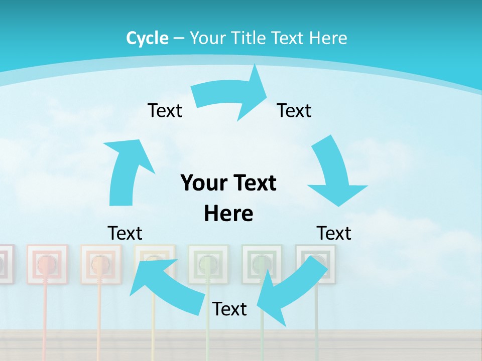 Room Background Symbol PowerPoint Template