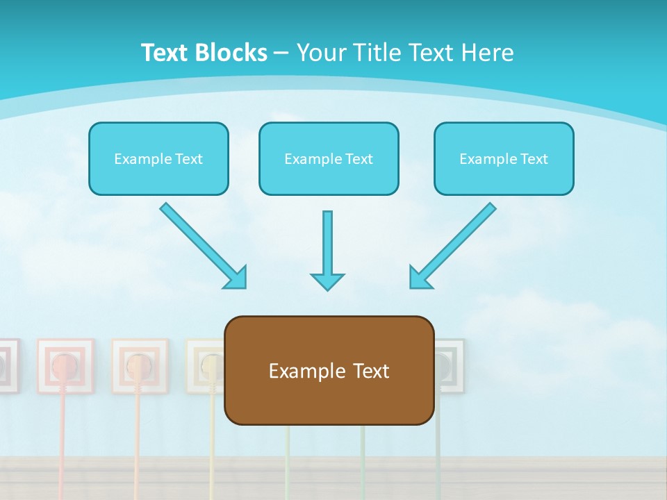 Room Background Symbol PowerPoint Template