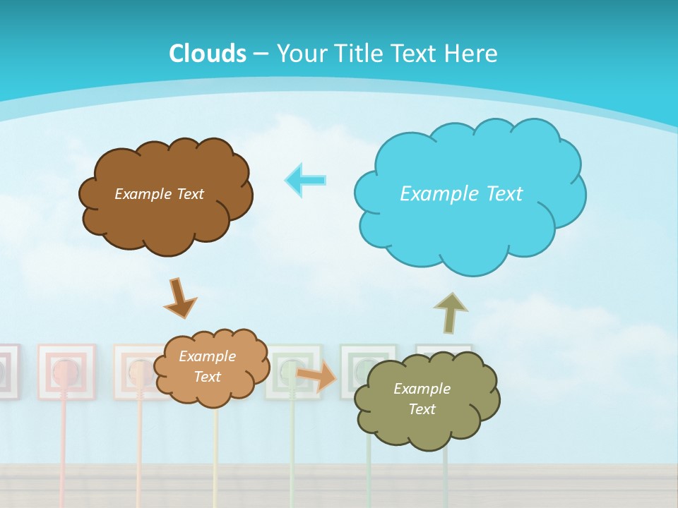 Room Background Symbol PowerPoint Template