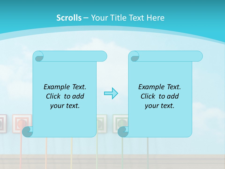 Room Background Symbol PowerPoint Template