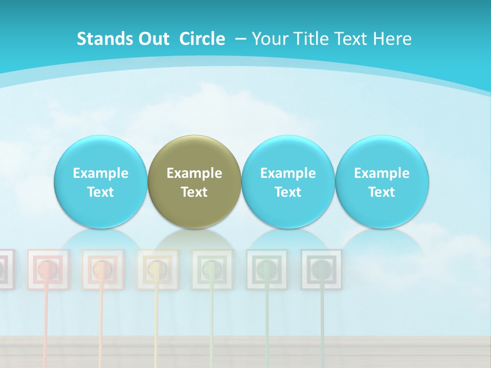 Room Background Symbol PowerPoint Template