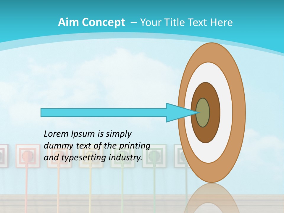 Room Background Symbol PowerPoint Template