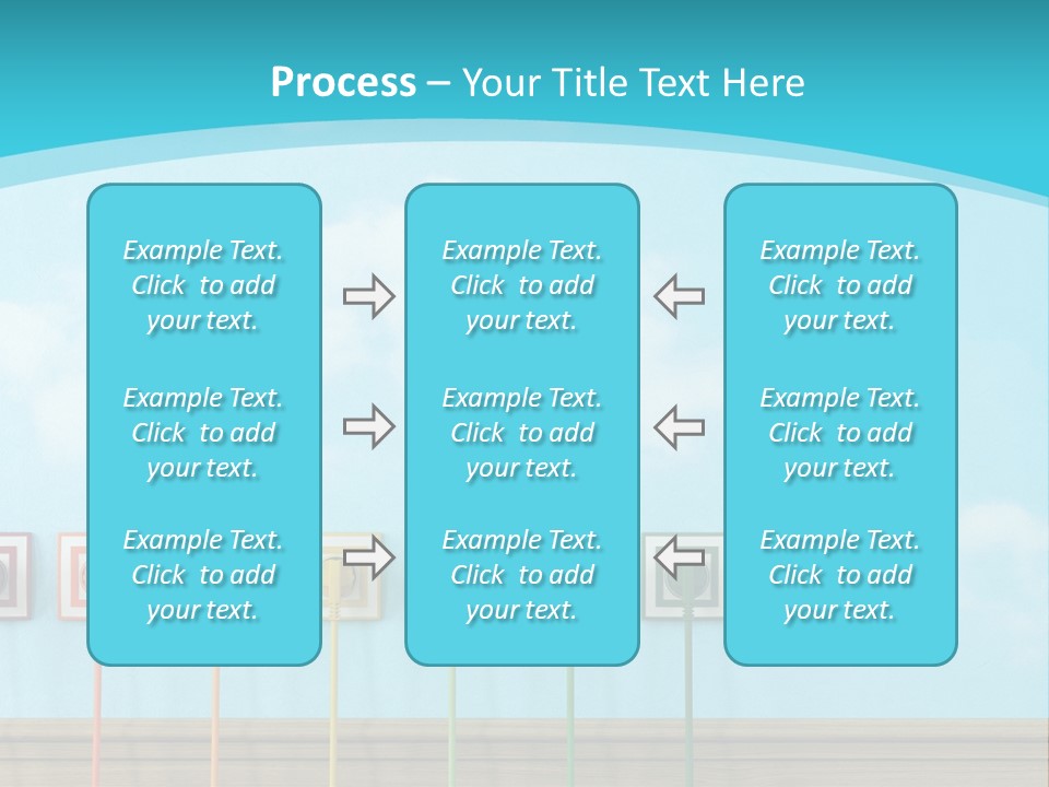 Room Background Symbol PowerPoint Template
