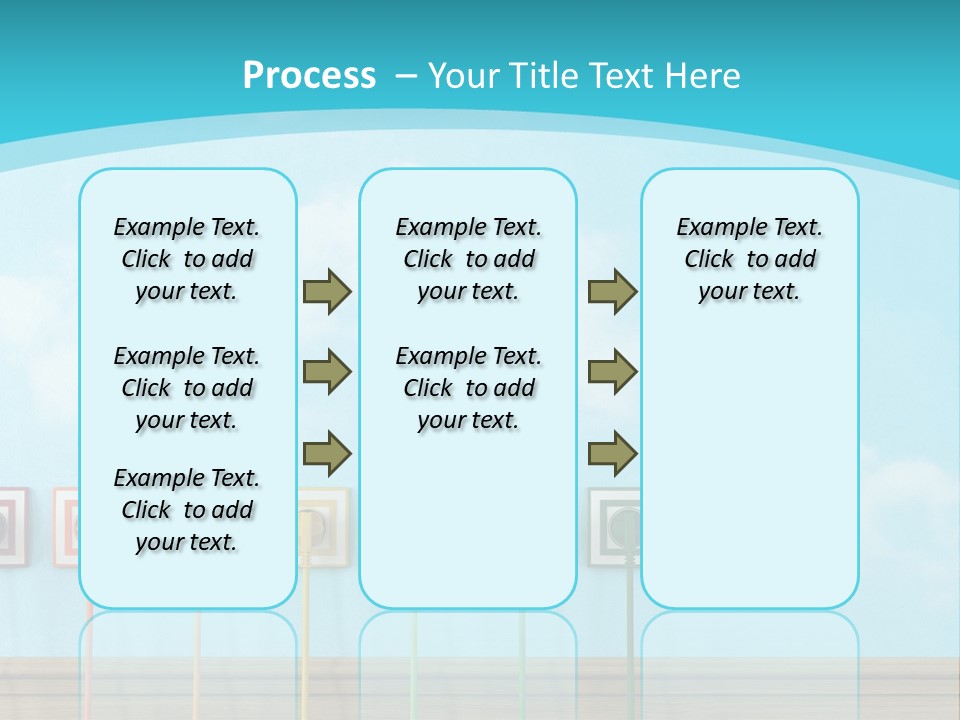 Room Background Symbol PowerPoint Template