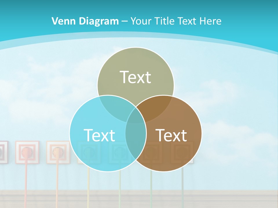 Room Background Symbol PowerPoint Template