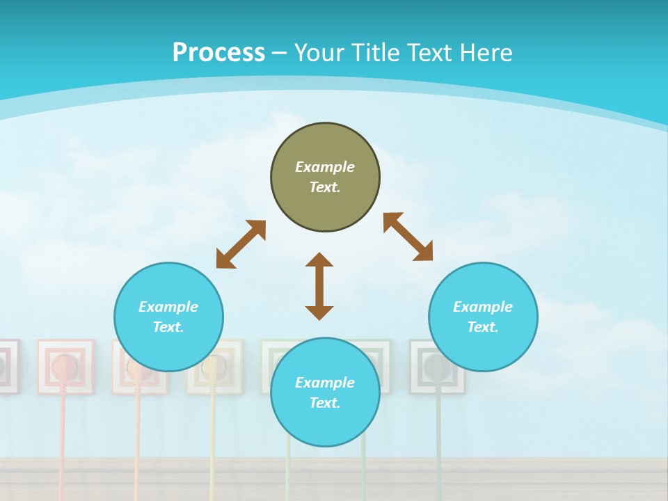Room Background Symbol PowerPoint Template