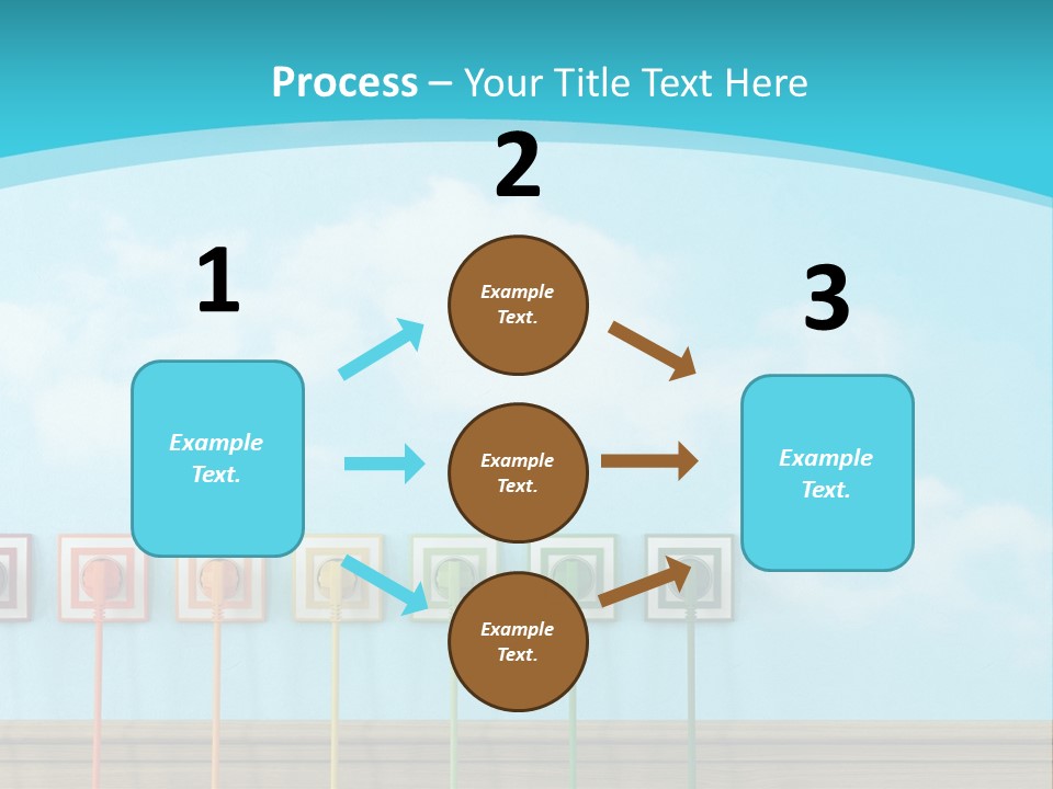 Room Background Symbol PowerPoint Template