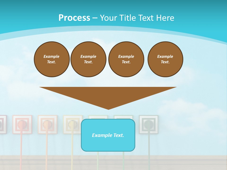 Room Background Symbol PowerPoint Template
