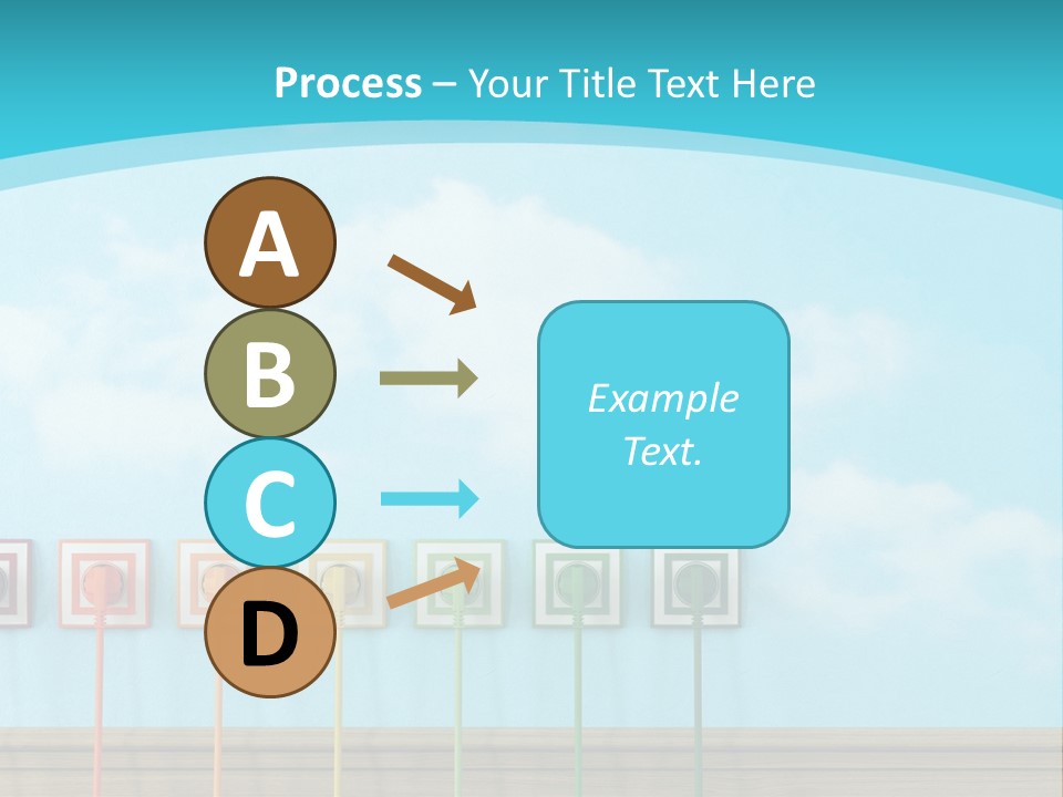 Room Background Symbol PowerPoint Template