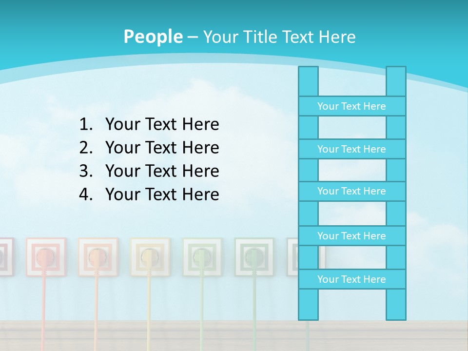 Room Background Symbol PowerPoint Template