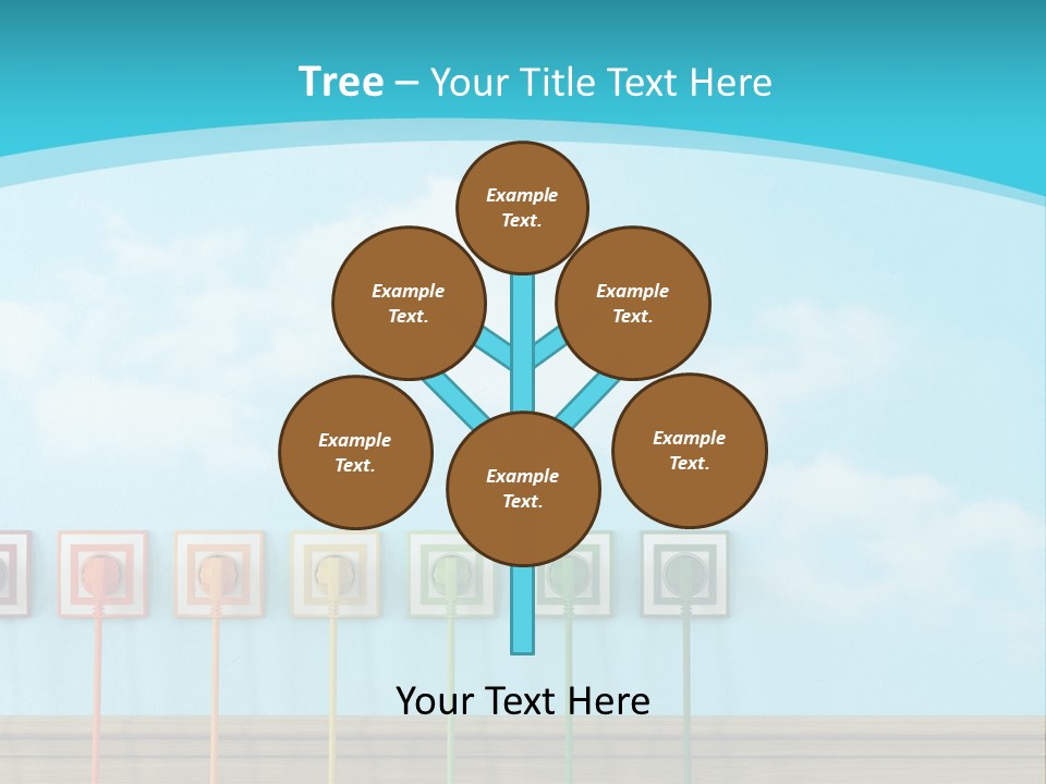 Room Background Symbol PowerPoint Template