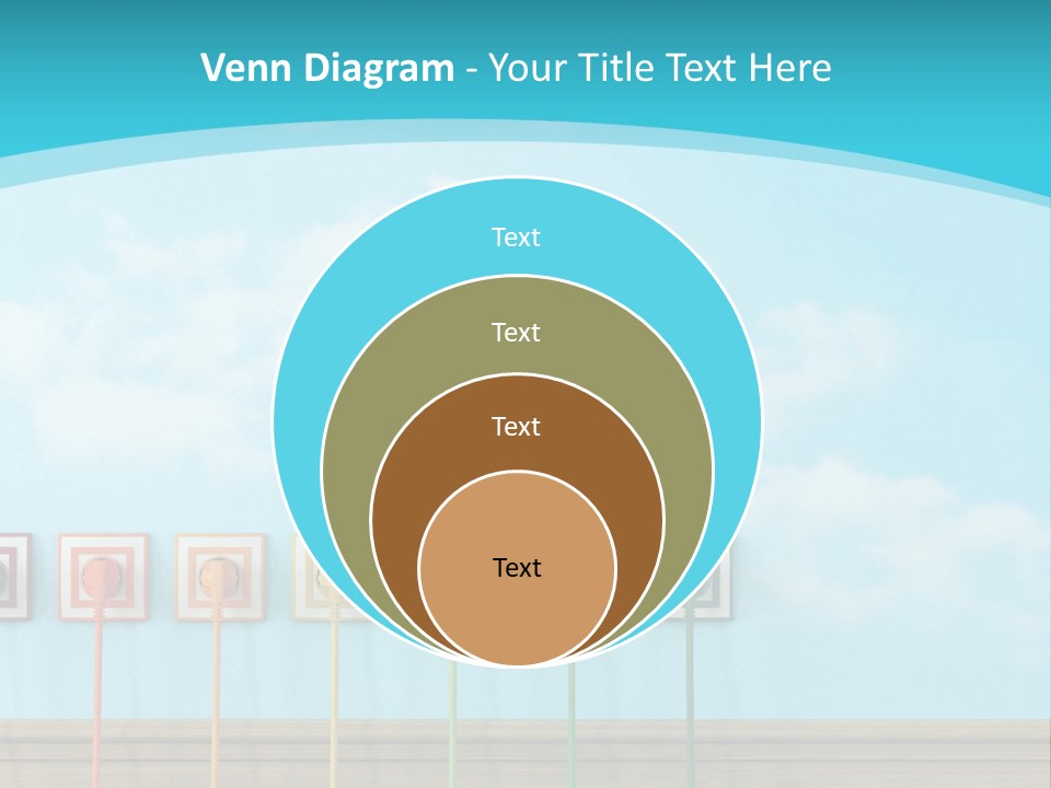 Room Background Symbol PowerPoint Template
