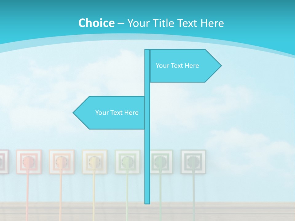 Room Background Symbol PowerPoint Template