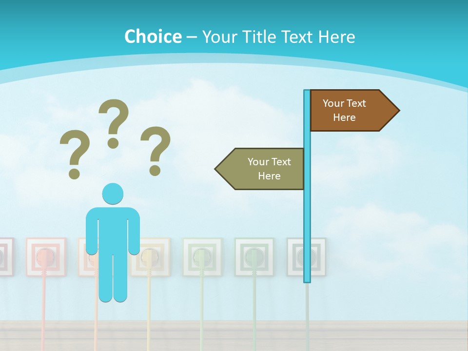 Room Background Symbol PowerPoint Template
