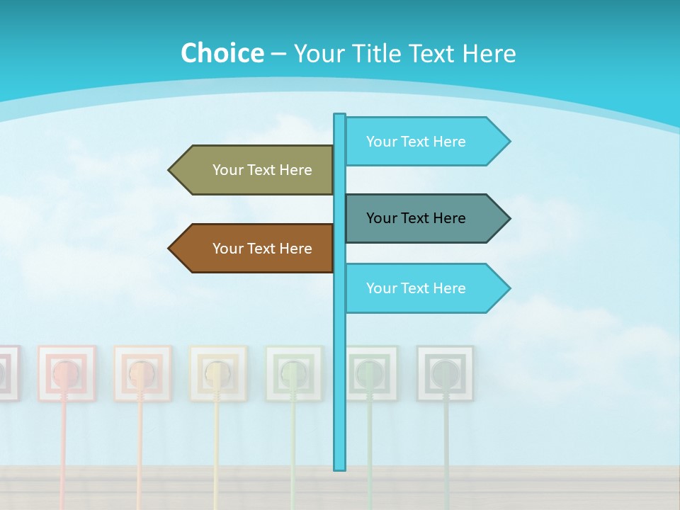 Room Background Symbol PowerPoint Template