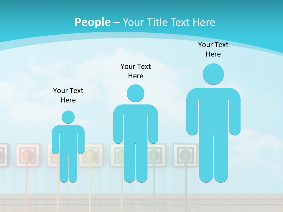 Room Background Symbol PowerPoint Template