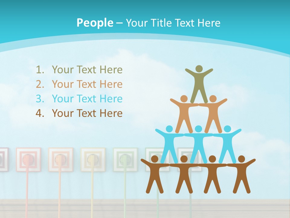 Room Background Symbol PowerPoint Template