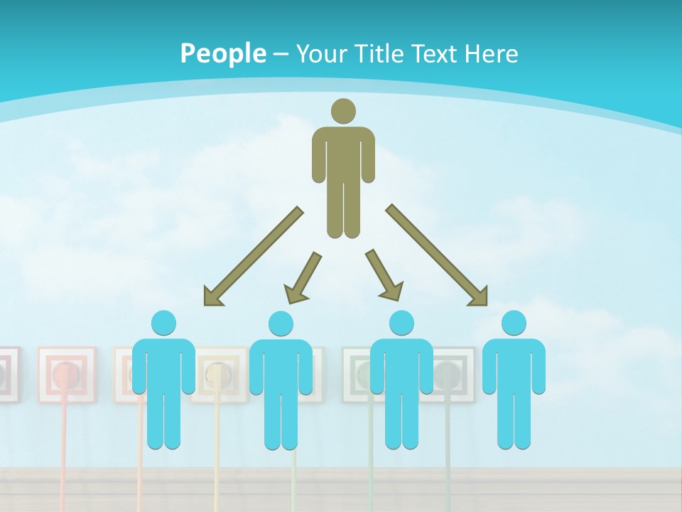 Room Background Symbol PowerPoint Template