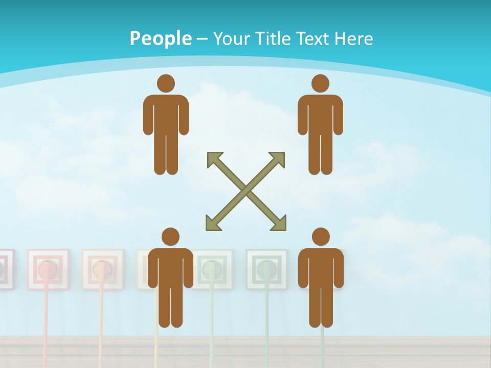 Room Background Symbol PowerPoint Template