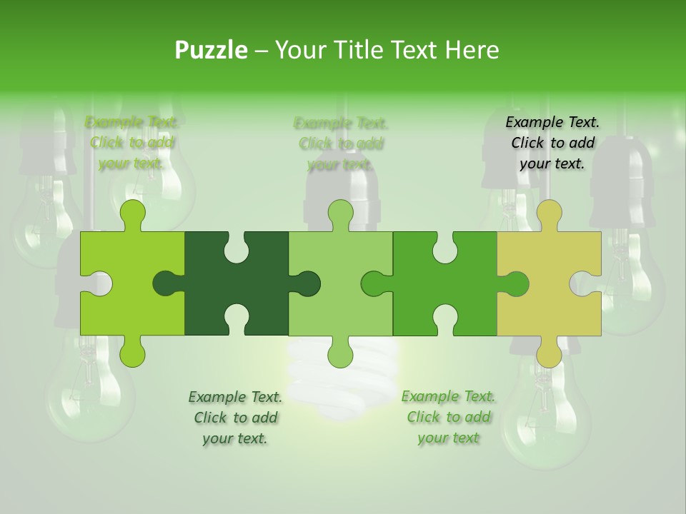 Electricity Brightly Efficiency PowerPoint Template