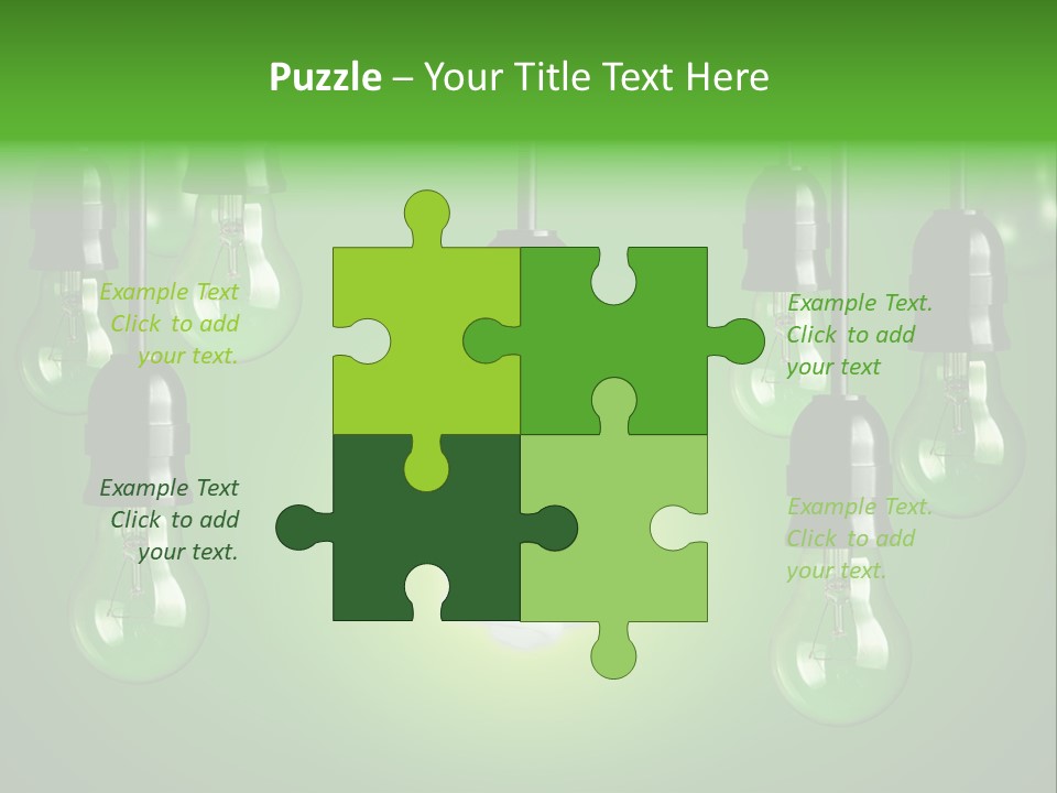 Electricity Brightly Efficiency PowerPoint Template