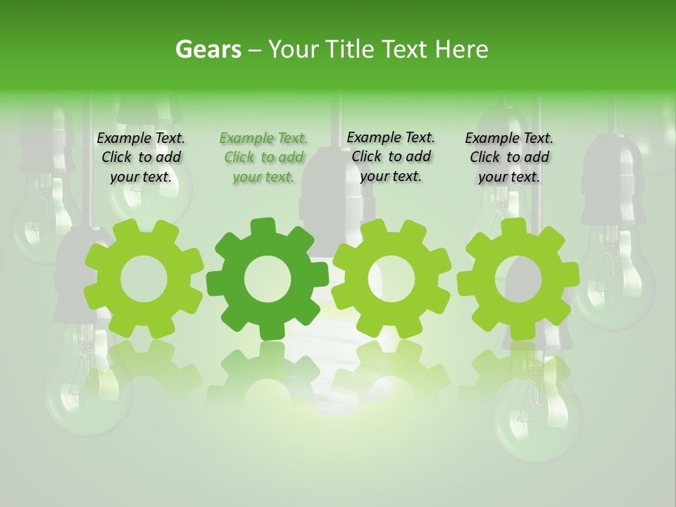 Electricity Brightly Efficiency PowerPoint Template