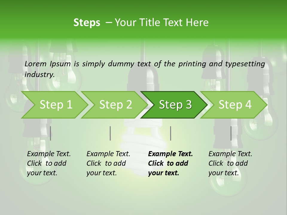 Electricity Brightly Efficiency PowerPoint Template