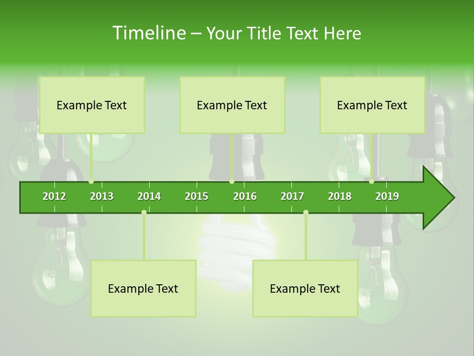 Electricity Brightly Efficiency PowerPoint Template