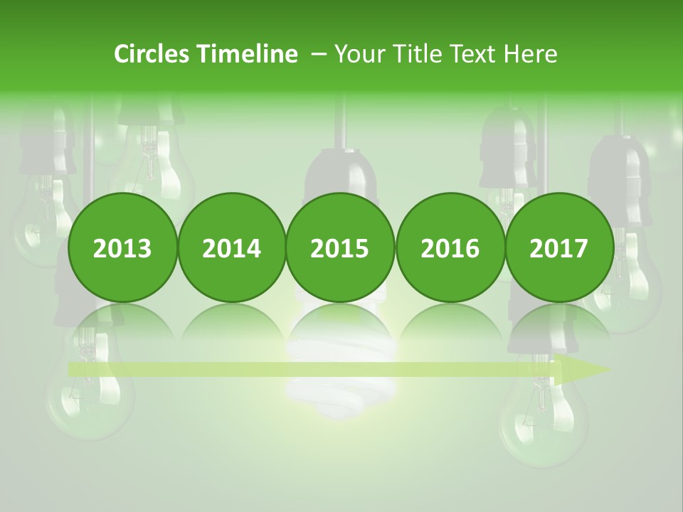 Electricity Brightly Efficiency PowerPoint Template