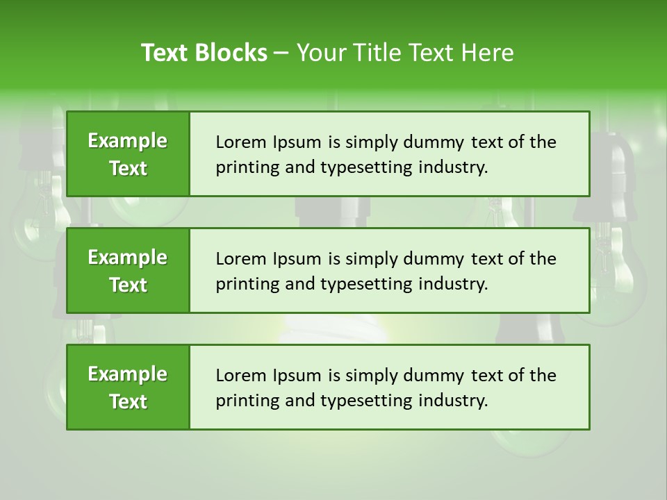 Electricity Brightly Efficiency PowerPoint Template