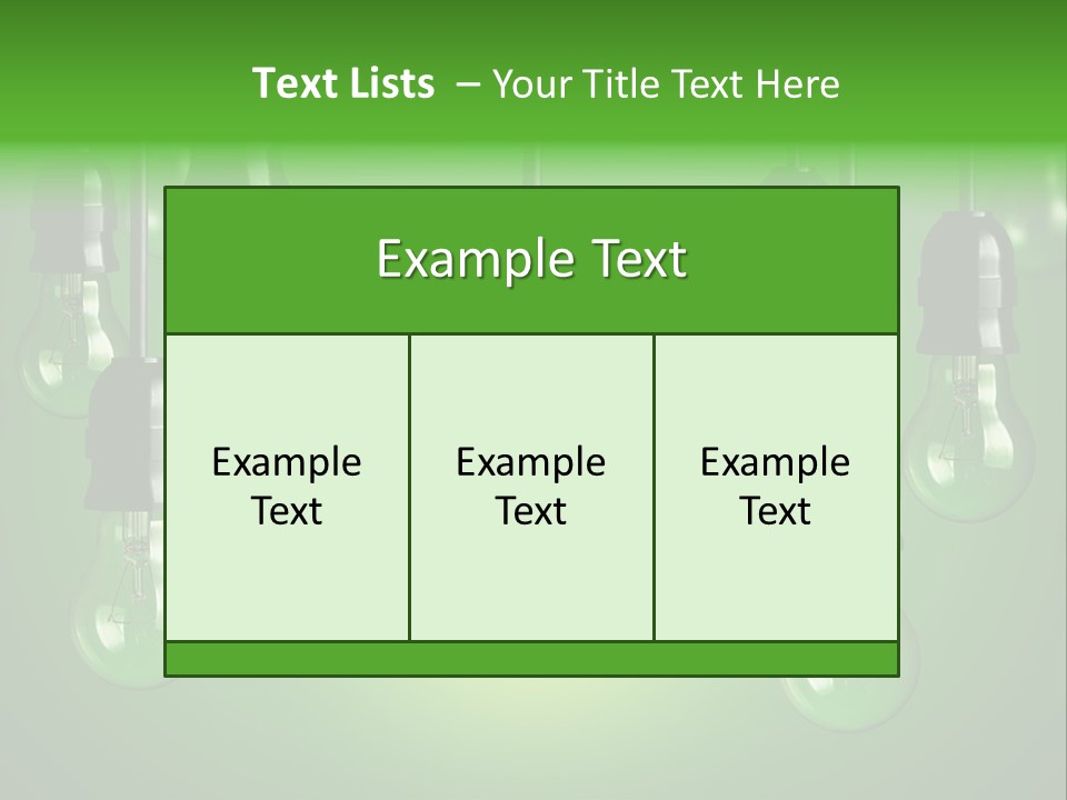 Electricity Brightly Efficiency PowerPoint Template