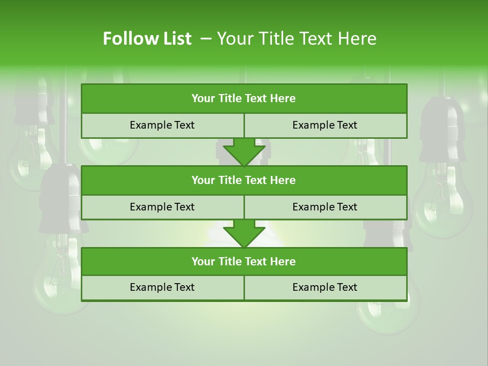 Electricity Brightly Efficiency PowerPoint Template