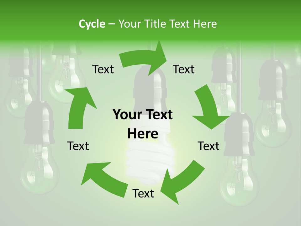 Electricity Brightly Efficiency PowerPoint Template