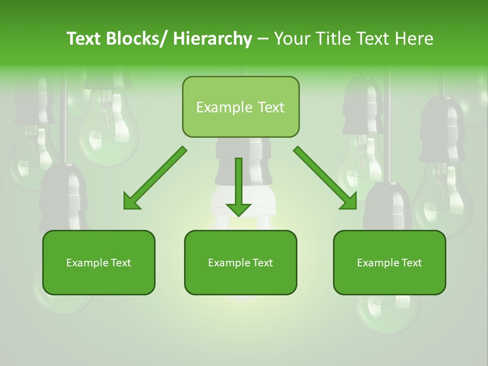 Electricity Brightly Efficiency PowerPoint Template