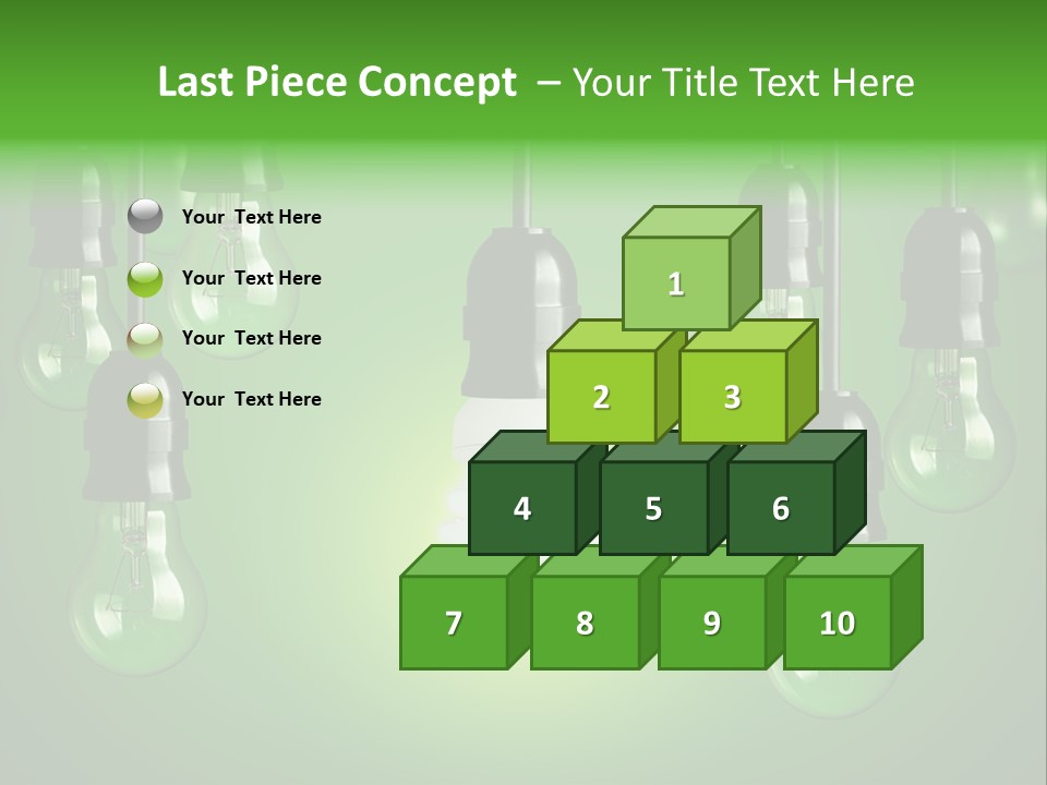 Electricity Brightly Efficiency PowerPoint Template