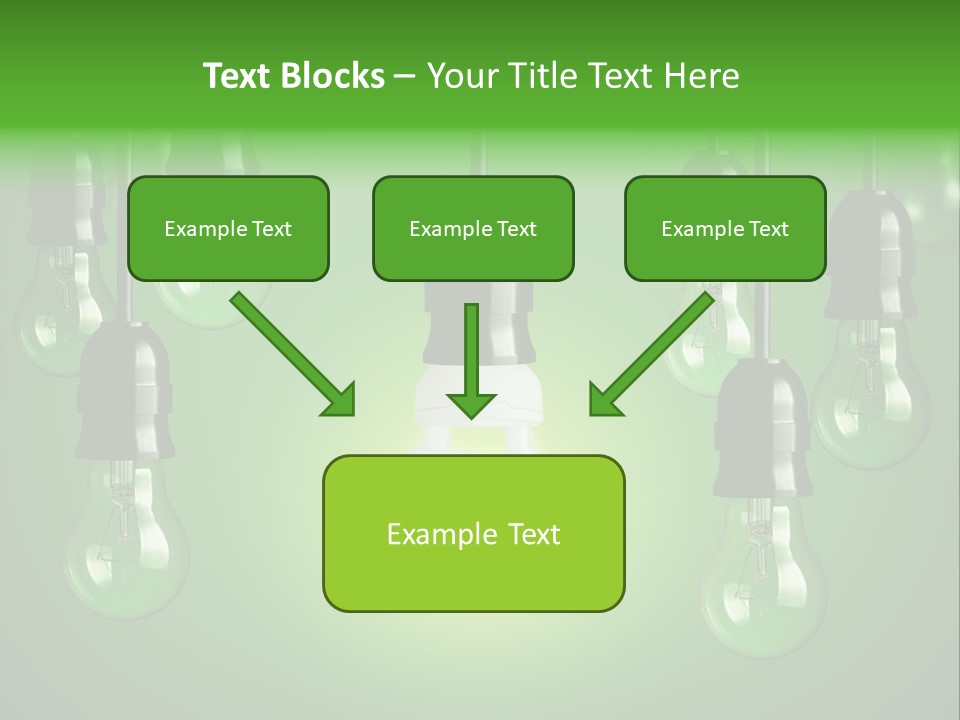 Electricity Brightly Efficiency PowerPoint Template