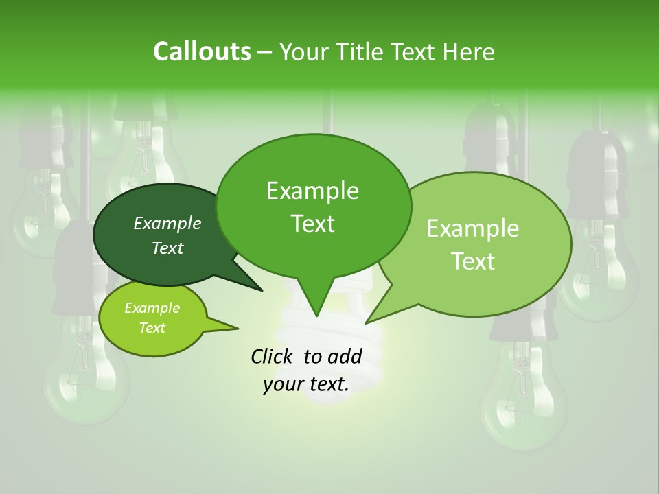 Electricity Brightly Efficiency PowerPoint Template