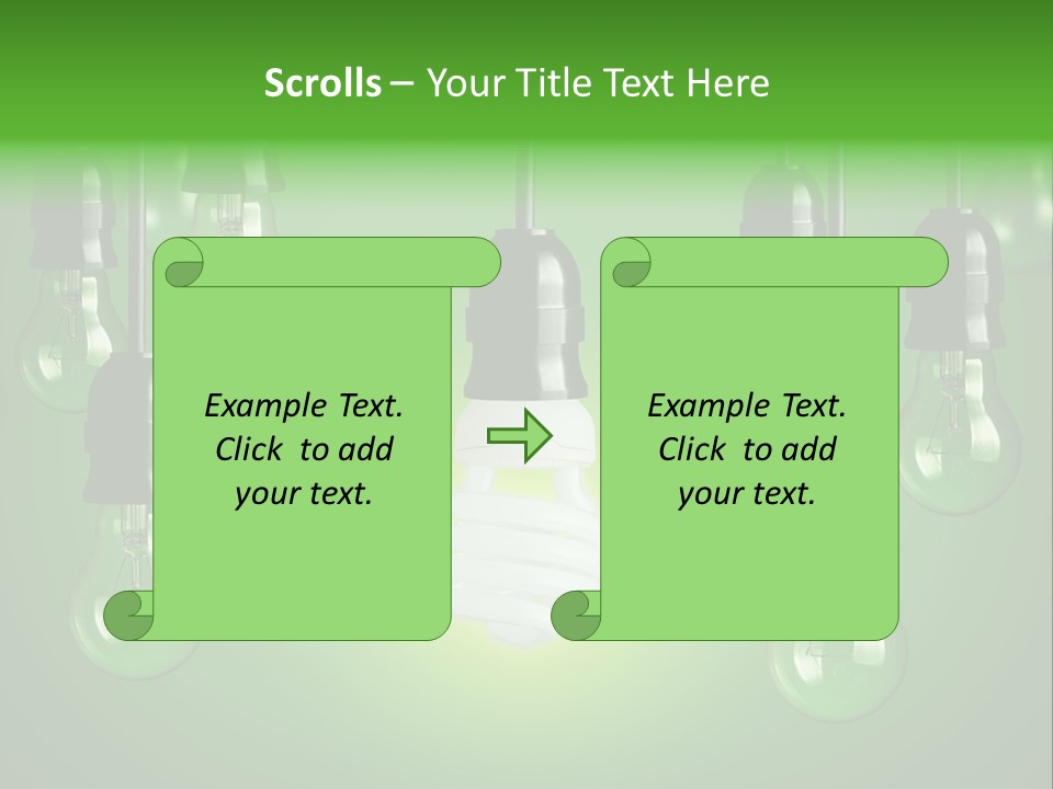 Electricity Brightly Efficiency PowerPoint Template