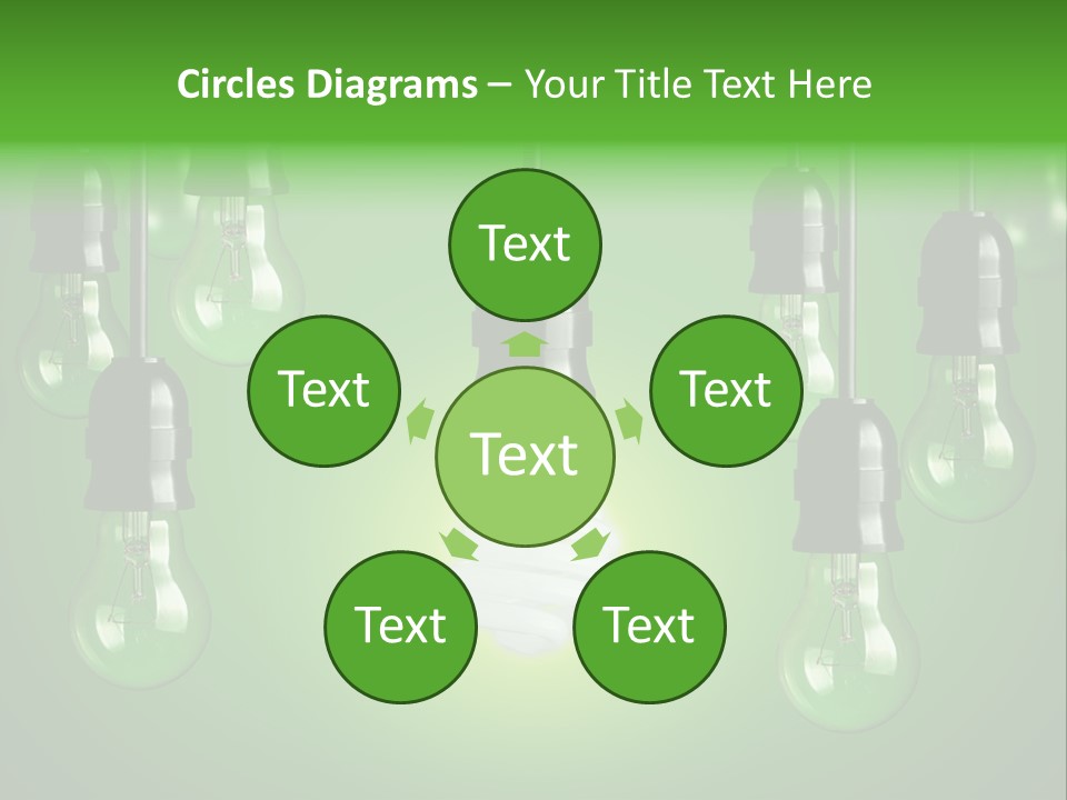 Electricity Brightly Efficiency PowerPoint Template