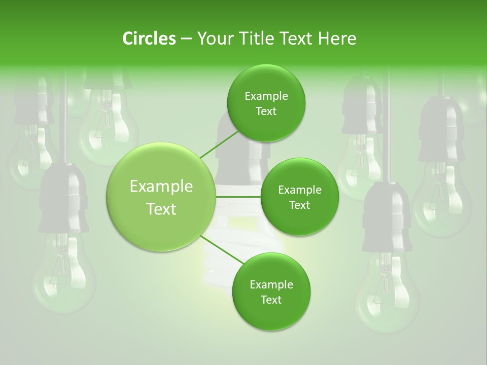 Electricity Brightly Efficiency PowerPoint Template