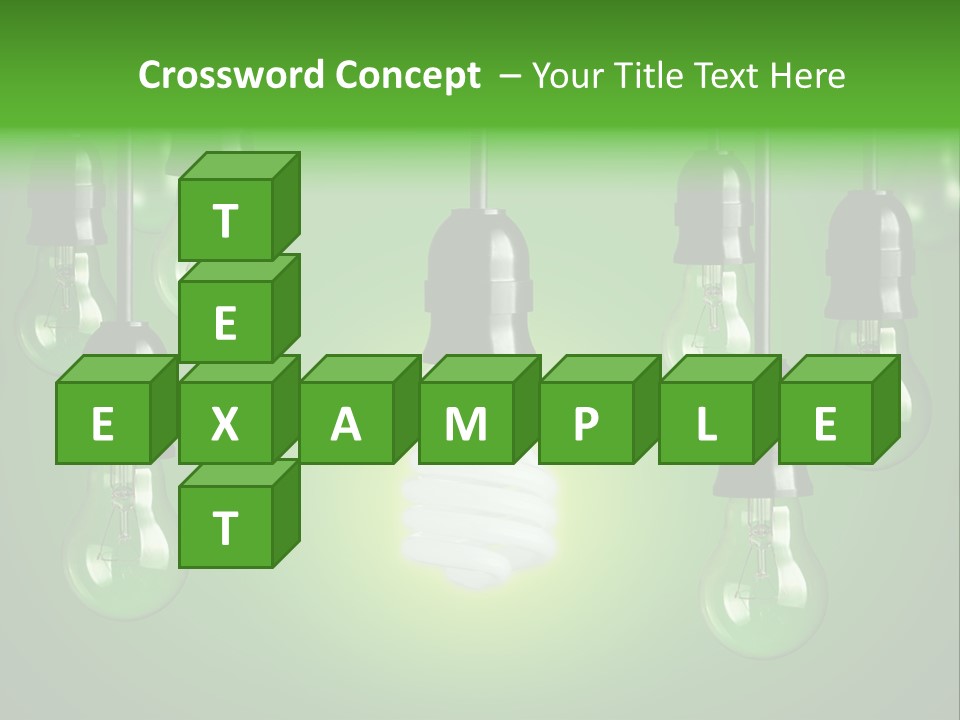 Electricity Brightly Efficiency PowerPoint Template