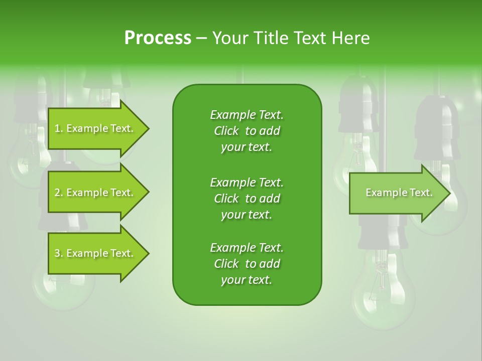 Electricity Brightly Efficiency PowerPoint Template