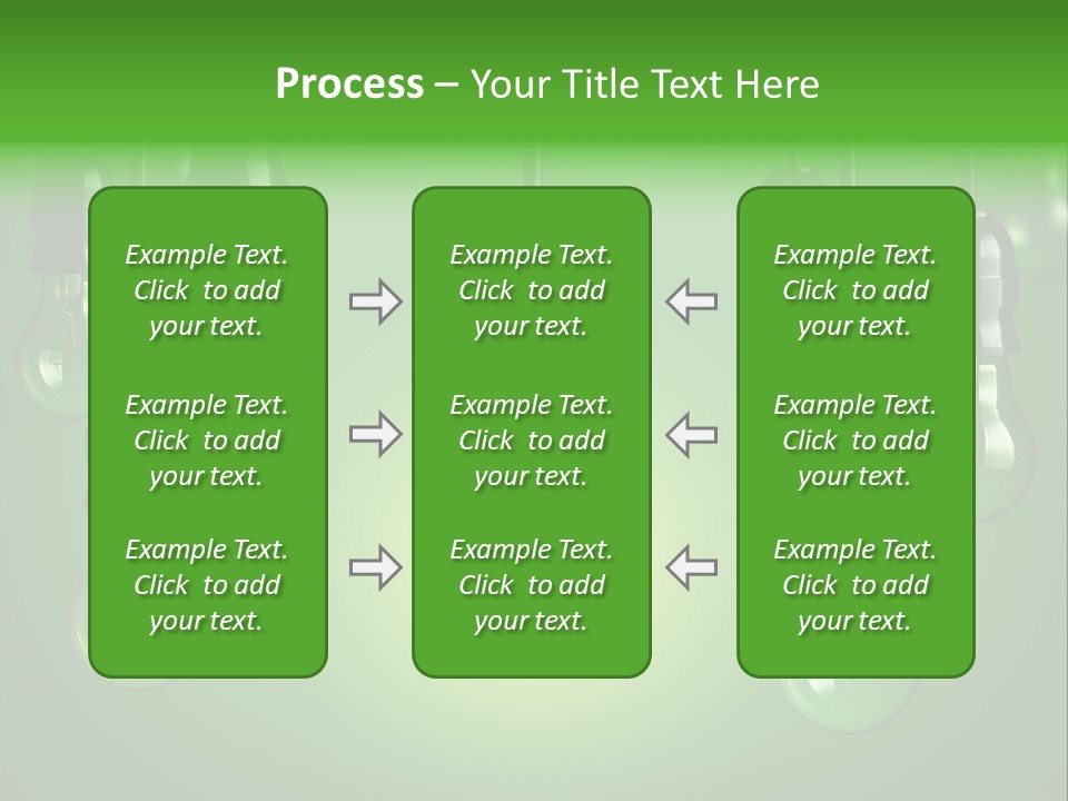 Electricity Brightly Efficiency PowerPoint Template