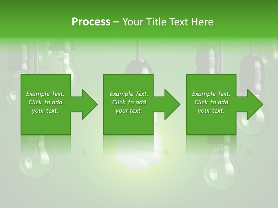 Electricity Brightly Efficiency PowerPoint Template