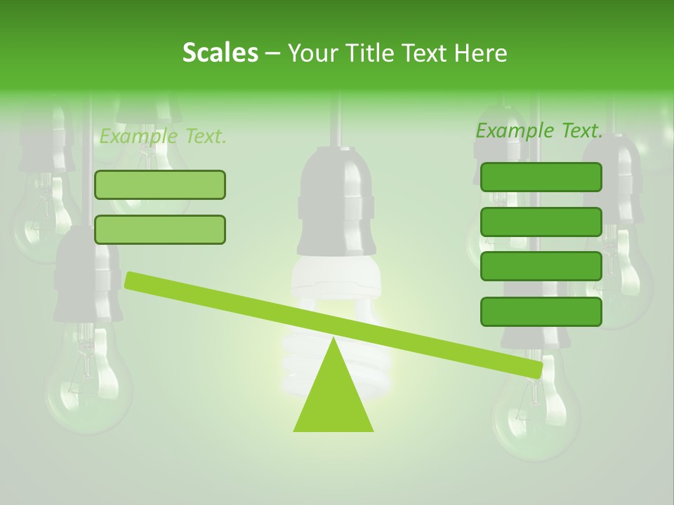 Electricity Brightly Efficiency PowerPoint Template