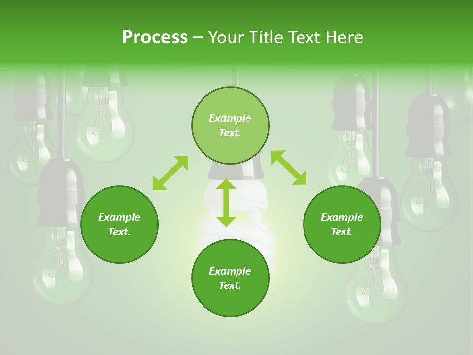 Electricity Brightly Efficiency PowerPoint Template