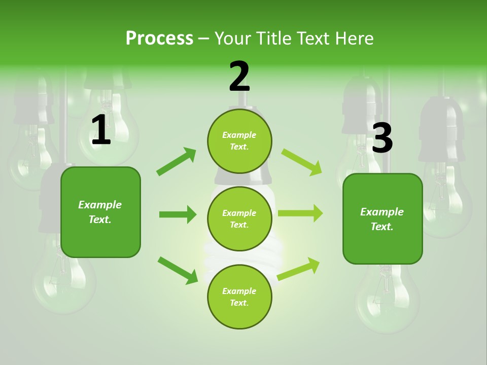 Electricity Brightly Efficiency PowerPoint Template