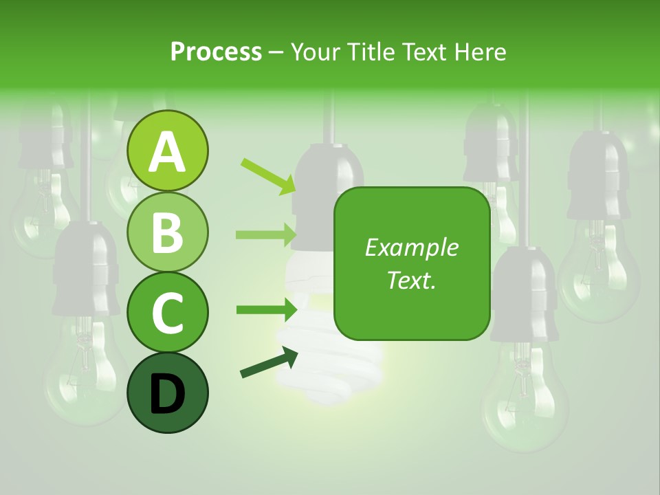 Electricity Brightly Efficiency PowerPoint Template