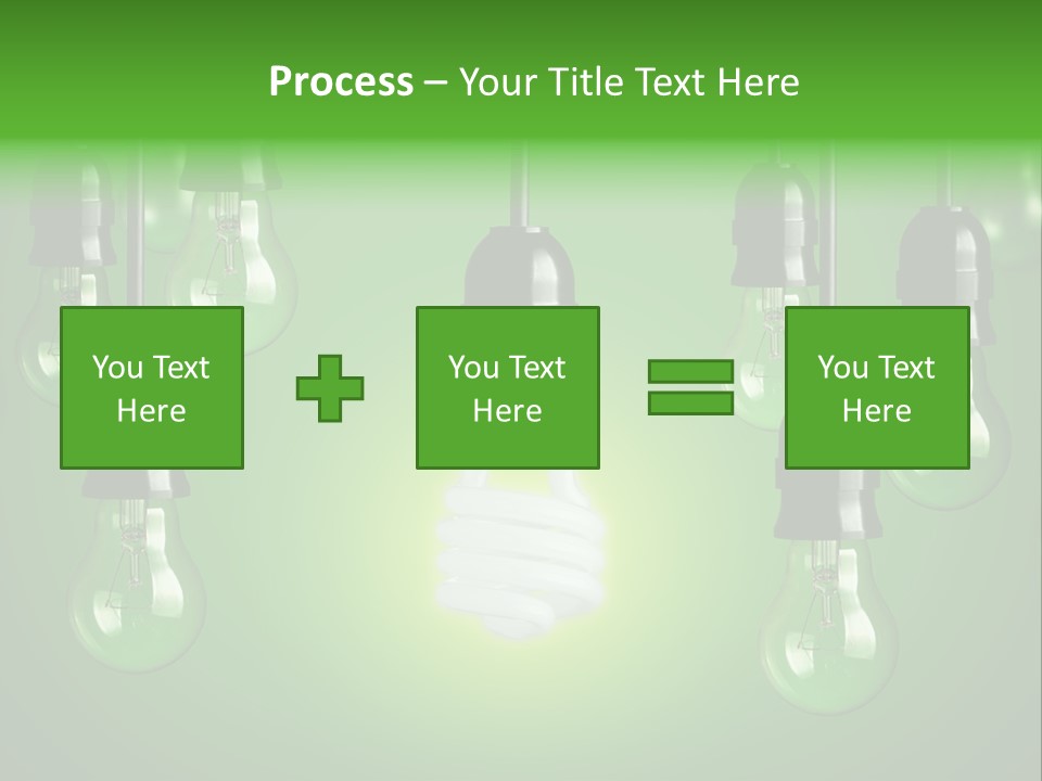 Electricity Brightly Efficiency PowerPoint Template