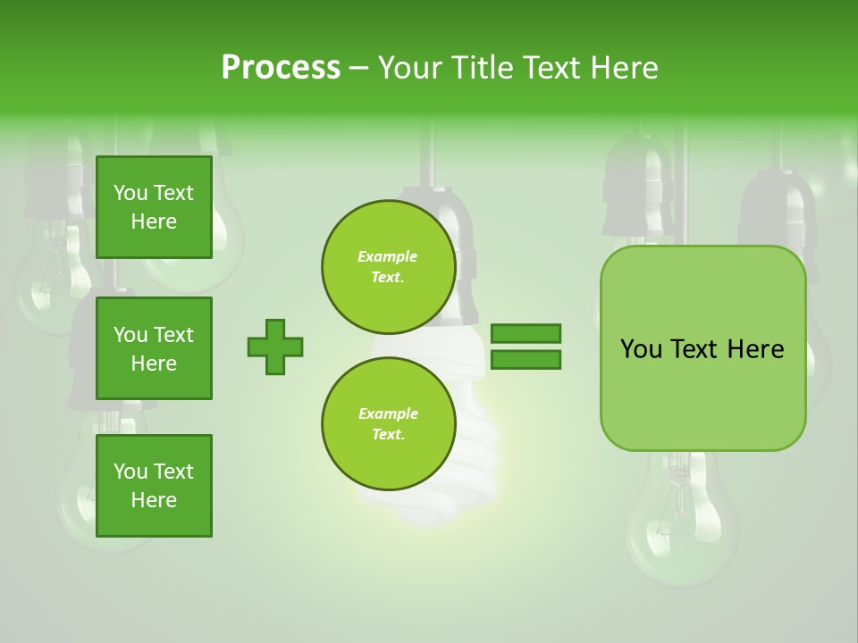 Electricity Brightly Efficiency PowerPoint Template